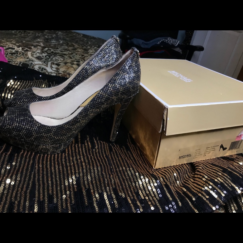 Michael Kors Leopard Print Heels